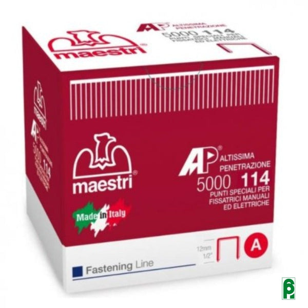 Punti Metallici Per Fissatrici114Ap 1101209 (5000 Pz) Romeo Maestri