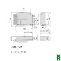 Elettroserratura CISA 11610