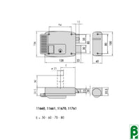 Elettroserratura CISA 11660