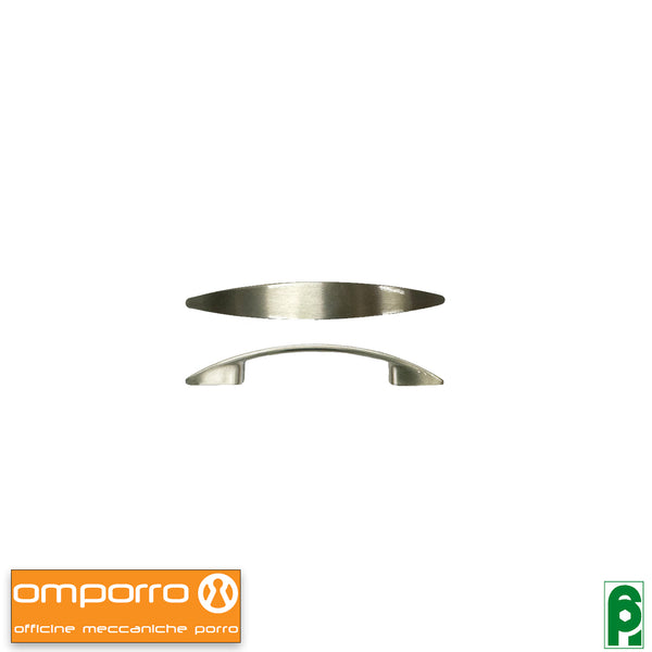 Maniglia Porro 406 OTTONE NICHELATO SATINATA