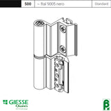 Cerniera per serramento alluminio vari nodi, modello flash base cod. 00144 Giesse