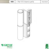 Cerniera per serramento alluminio per vari nodi, modello Celera cod. 00681 Giesse