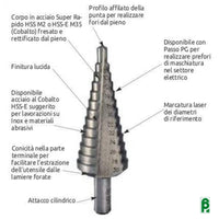 Allargafori A Gradino Hss Stella Bianca Frese