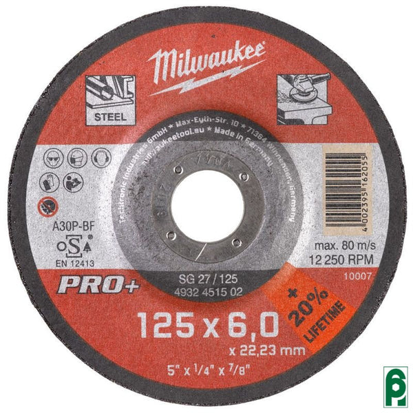 Disco Da Sbavo Metallo Pro+ Sg27 Milwaukee Lame