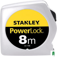 Flessometro Powerlock Stanley 8Ml Utensili Manuali
