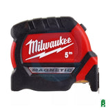 Flessometro Serie Premium Magnetico Nastro Milwaukee 27X5 Livella