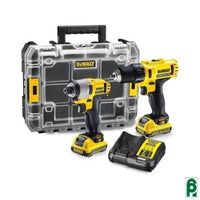 Kit Dcd710 Avvitatore 10Mm 10.8V + Dcf815 Impulsi 1/4 Dck211D2T Dewalt Trapani