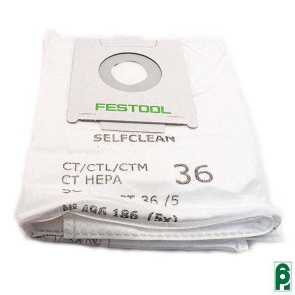 Sacchetti Filtro Selfclean Sc Fis-Ct 36/5 496186 Festool